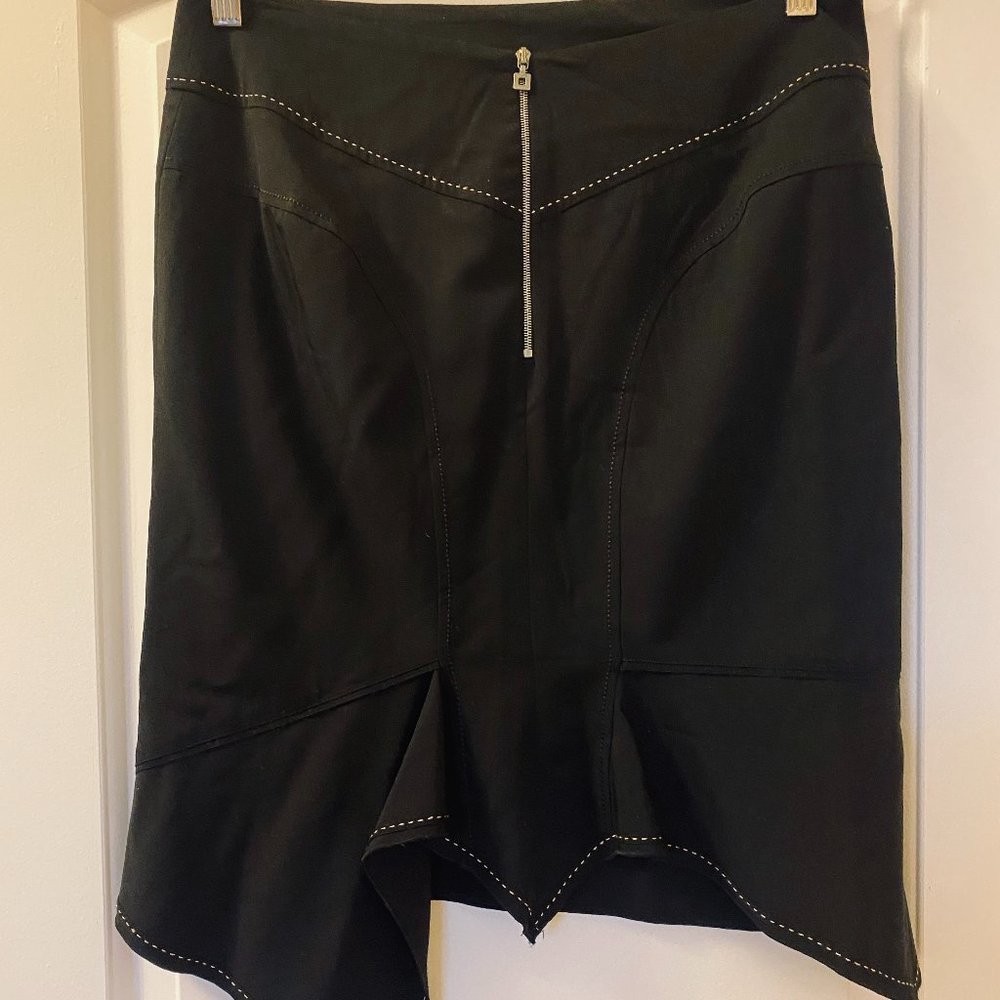 Marithe Francoise Girbaud  -  Black  Pencil Skirt with zipper